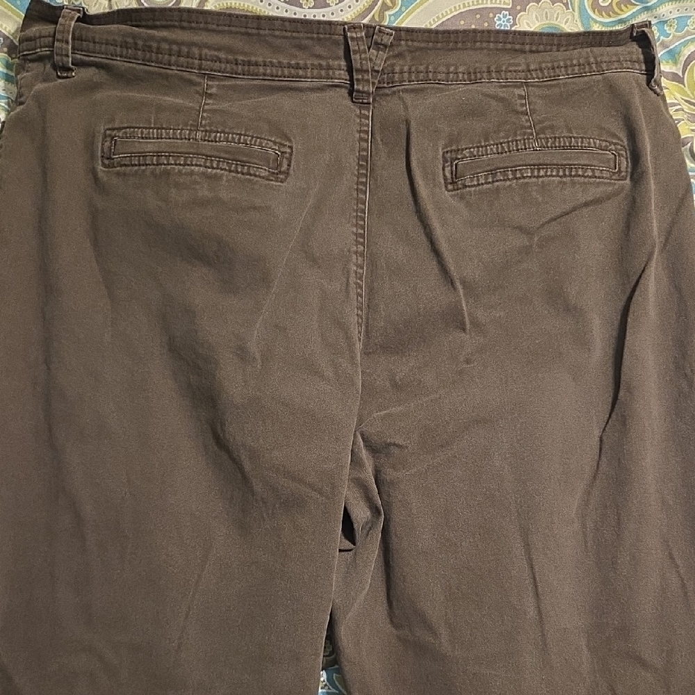 Gloria Vanderbilt Dark Brown Pants - Picture 2 of 4